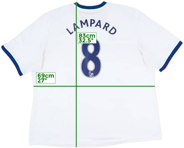 2013-14 Chelsea Away Shirt Lampard #8 - 7/10 - (3XL)