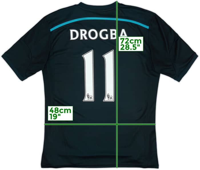 2014-15 Chelsea Third Shirt Drogba #11 - 7/10 - (L)