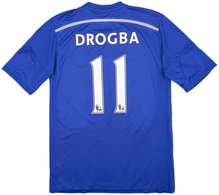 2014-15 Chelsea Home Shirt Drogba #11 - 6/10 - (L)