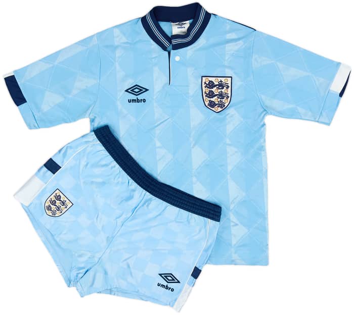 1987-90 England Third Full Kit - 8/10 - (M.Boys)
