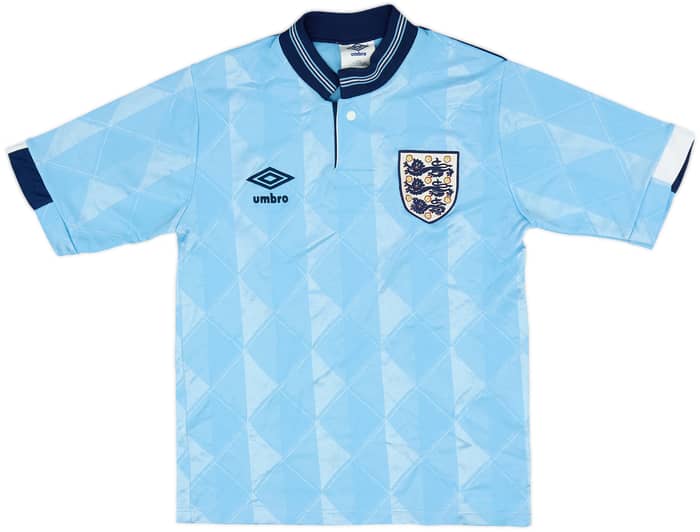 1987-90 England Third Full Kit - 8/10 - (M.Boys)