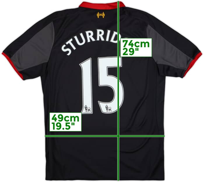 2014-15 Liverpool Third Shirt Sturridge #15 - 8/10 - (M)