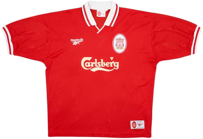 1996-98 Liverpool Home Shirt Owen #18 - 6/10 - (XL)