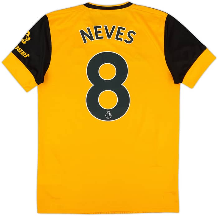 2020-21 Wolves Home Shirt Neves #8 - 9/10 - (S)