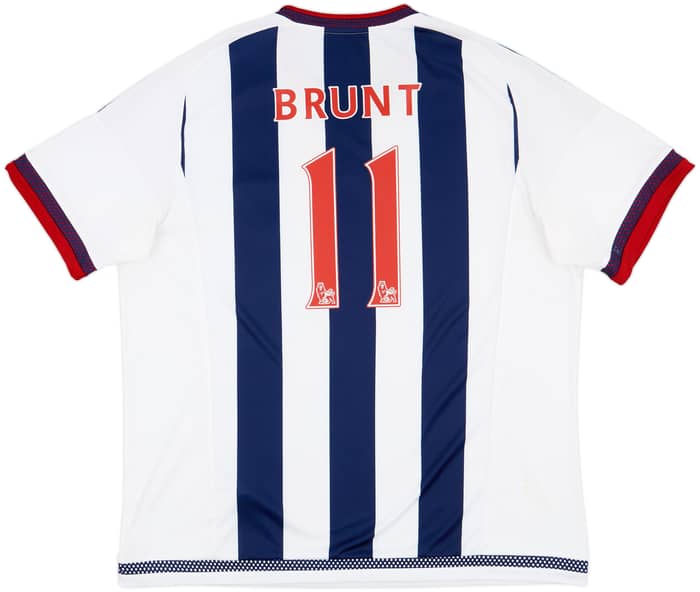 2015-16 West Brom Home Shirt Brunt #11 - 7/10 - (3XL)