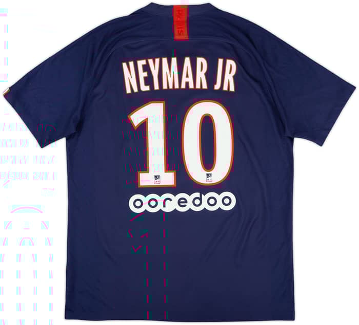 2019-20 Paris Saint-Germain Home Shirt Neymar Jr #10 - 7/10 - (L)