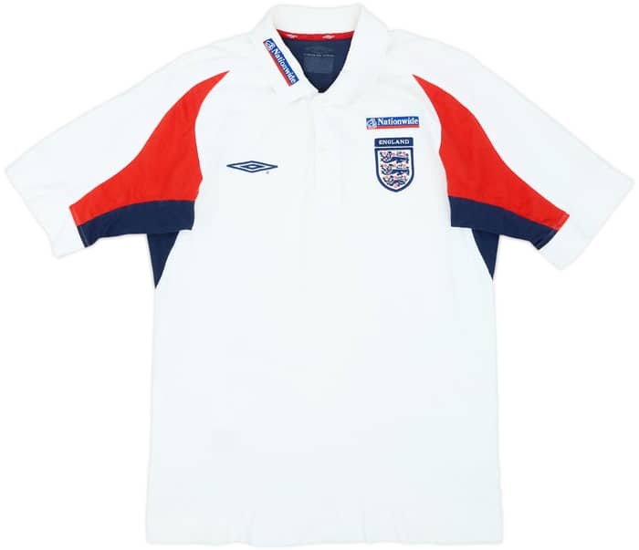 2002-04 England Umbro Polo Shirt - 7/10 - (S)