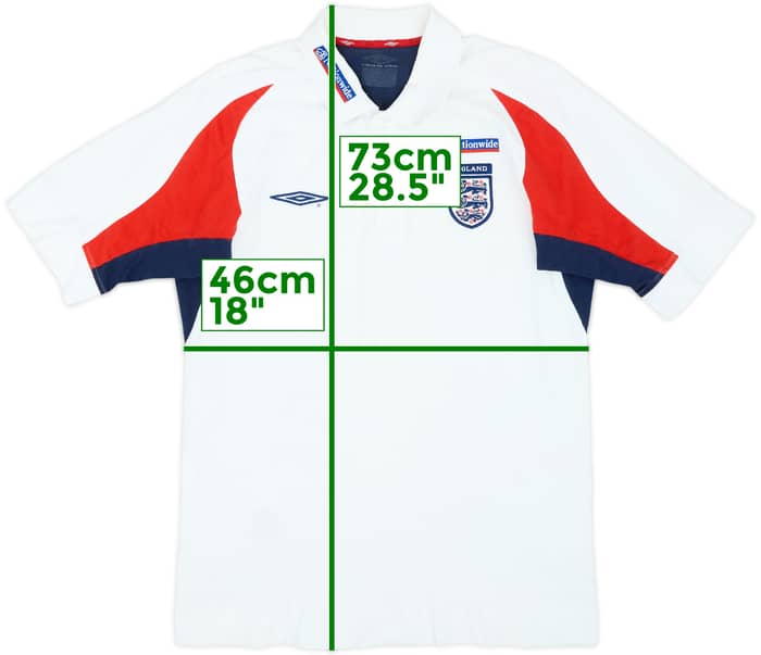 2002-04 England Umbro Polo Shirt - 7/10 - (S)