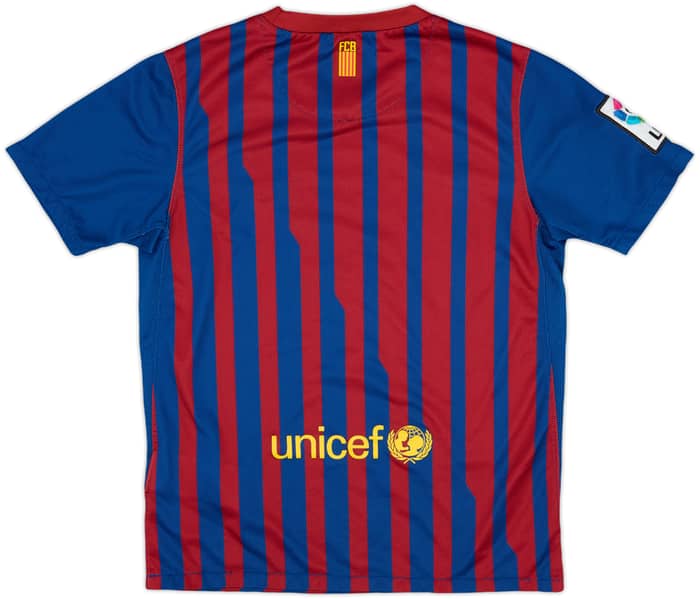 2011-12 Barcelona Home Shirt - 8/10 - (M.Boys)