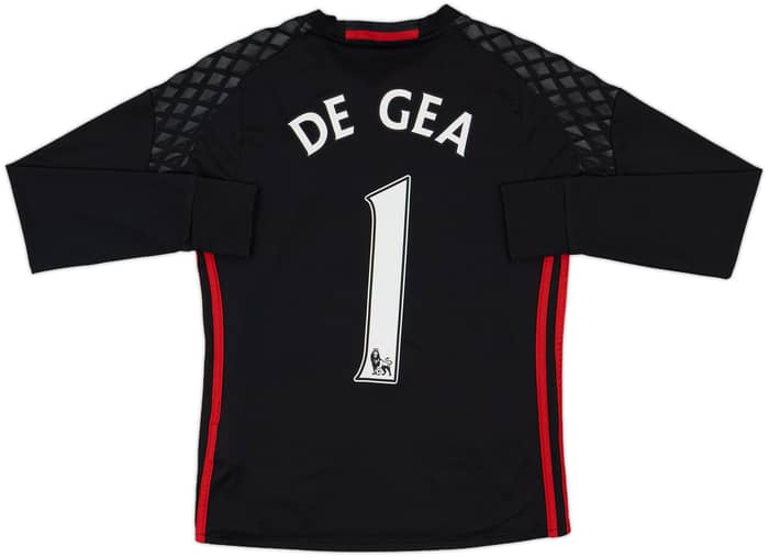 2016-17 Manchester United GK Shirt De Gea #1 - 8/10 - (M.Boys)