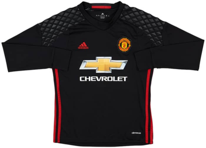 2016-17 Manchester United GK Shirt De Gea #1 - 8/10 - (M.Boys)