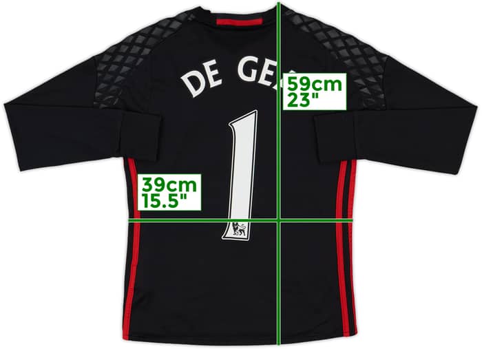 2016-17 Manchester United GK Shirt De Gea #1 - 8/10 - (M.Boys)