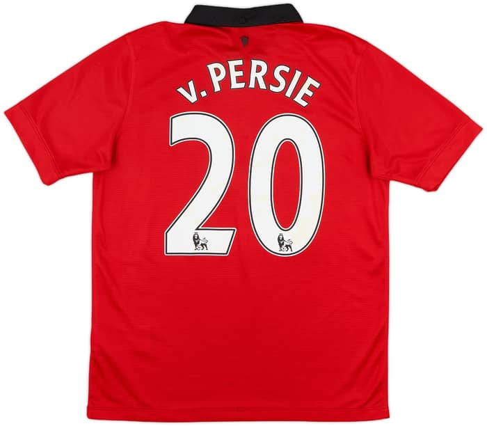 2013-14 Manchester United Home Shirt v. Persie #20 - 8/10 - (XL.Boys)