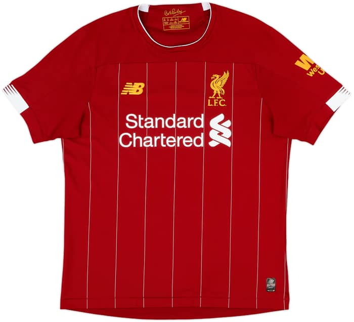 2019-20 Liverpool Home Shirt Virgil #4 - 8/10 - (M)