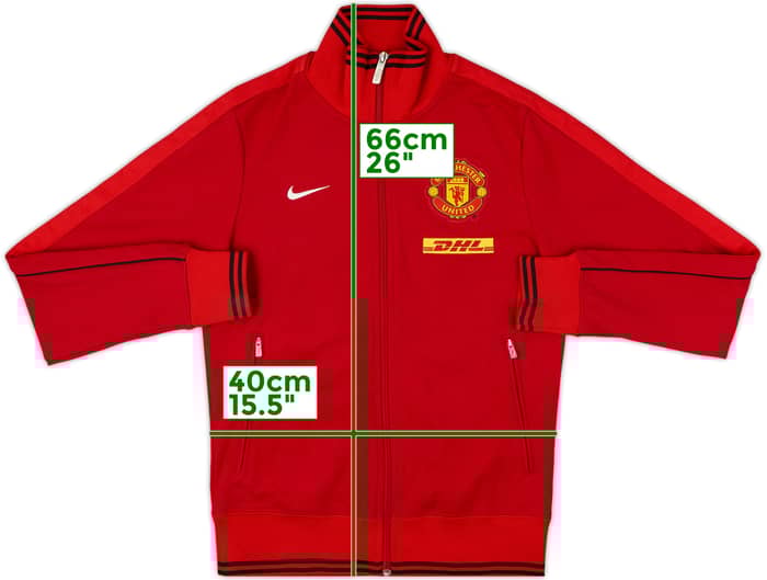 2013-14 Manchester United Nike Track Jacket - 9/10 - (S)