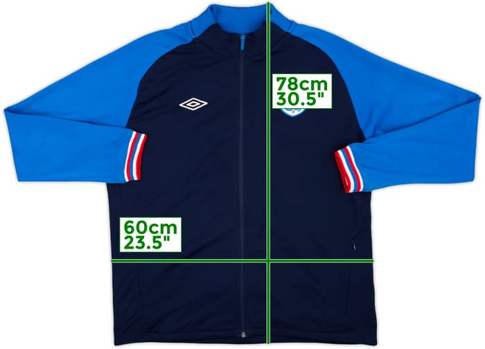 2010-11 England Umbro Track Jacket - 8/10 - (XXL)