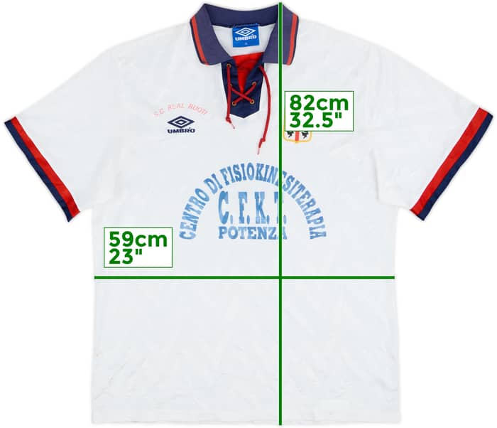 1992-93 Cagliari Away Shirt #2 - 6/10 - (XL)