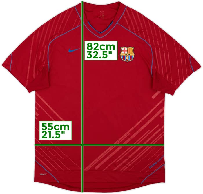 2007-08 Barcelona Nike Training Shirt - 7/10 - (XL)