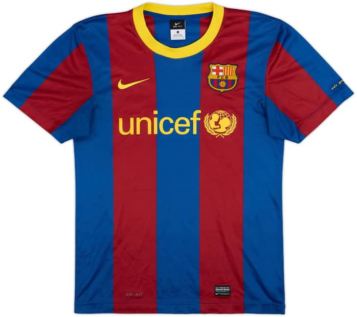 2010-11 Barcelona Basic Home Shirt Messi #10 - 9/10 - (S)