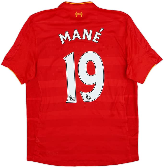 2016-17 Liverpool Home Shirt Mane #19 - 6/10 - (M)
