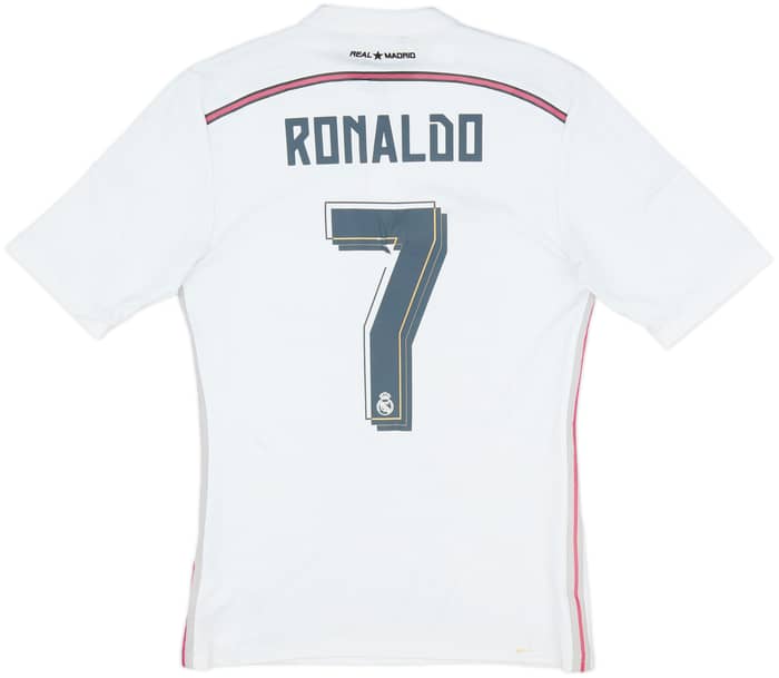 2014-15 Real Madrid Home Shirt Ronaldo #7 - 5/10 - (S)