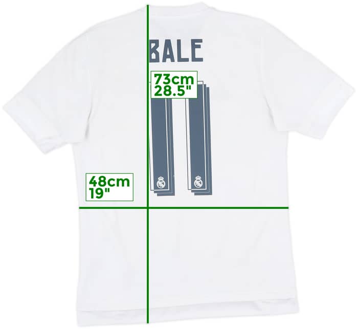 2015-16 Real Madrid Home Shirt Bale #11 - 5/10 - (M)