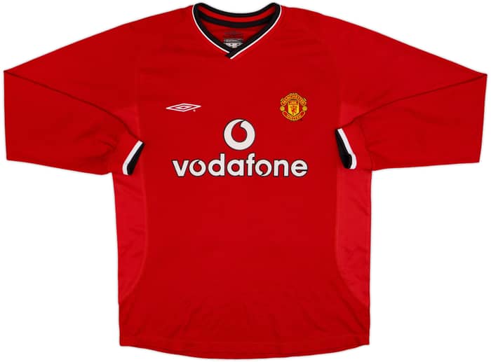 2000-02 Manchester United Home L/S Shirt V.Nistelrooy #10 - 10/10 - (M)