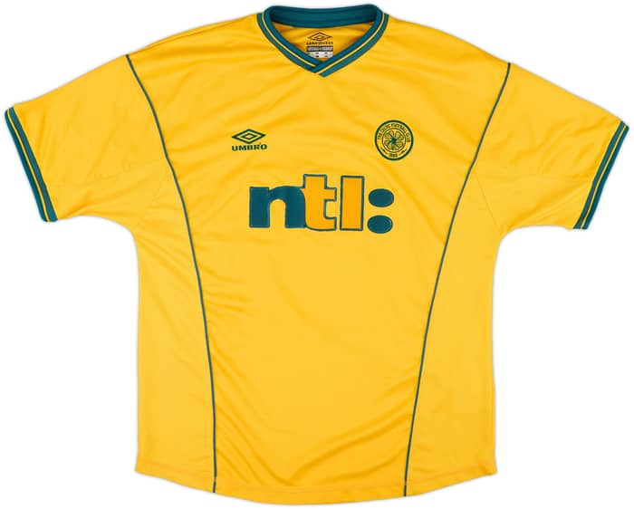 2000-02 Celtic Away Shirt Larsson #7 - 7/10 - (L)