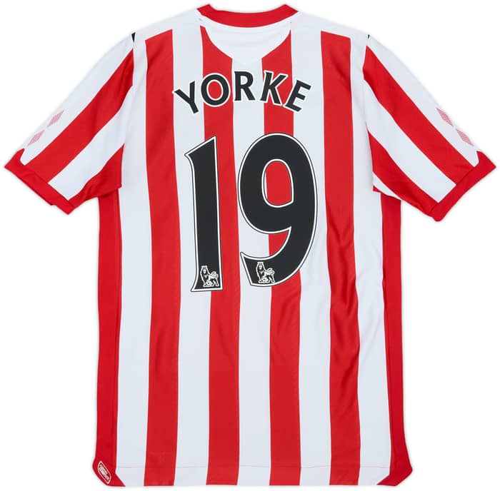 2008-09 Sunderland Home Shirt Yorke #19 - 7/10 - (XL.Boys)