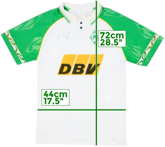 1995-96 Werder Bremen Home Shirt - 4/10 - (XS)
