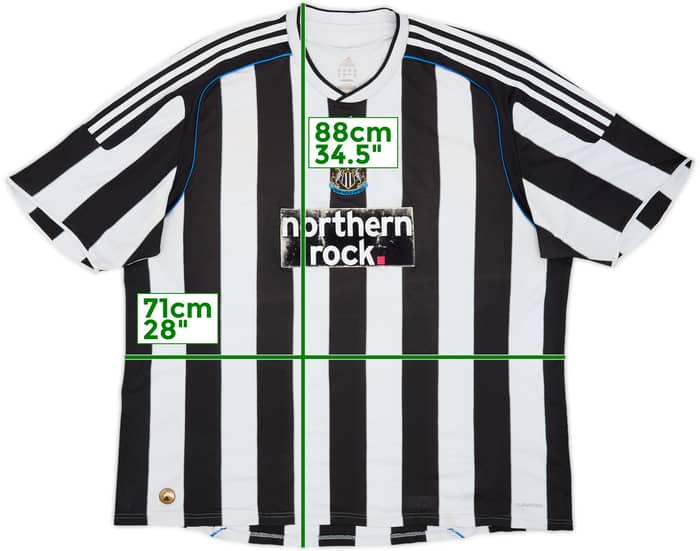 2010-11 Newcastle Home Shirt - 4/10 - (4XL)