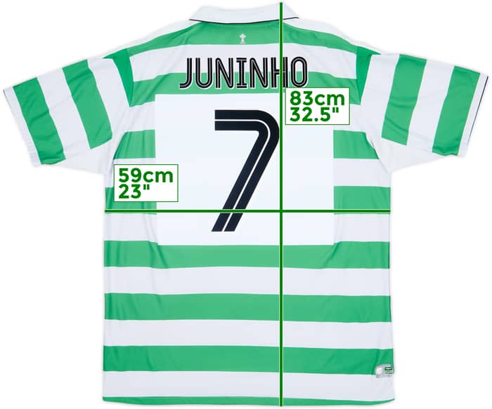 2004-05 Celtic Home Shirt Juninho #7 - 6/10 - (XXL)