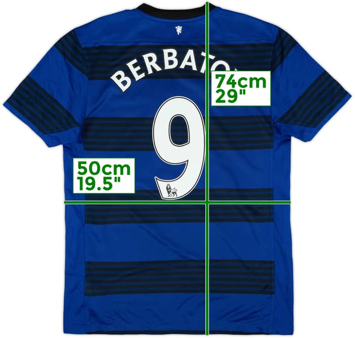 2011-13 Manchester United Away Shirt Berbatov #9 - 5/10 - (M)