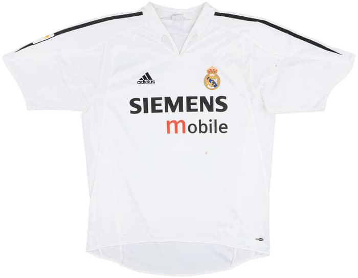2004-05 Real Madrid Home Shirt Zidane #5 - 6/10 - (L)