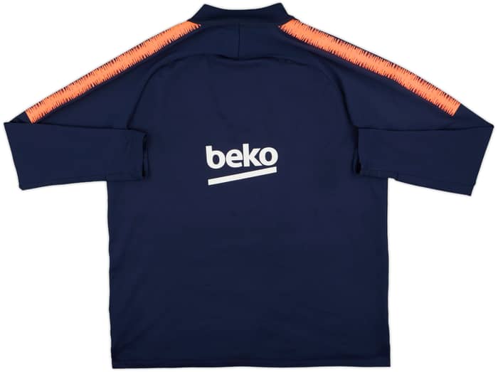 2018-19 Barcelona Nike 1/4 Zip Drill Top - 8/10 - (XL)