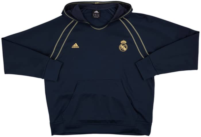 2009-10 Real Madrid adidas Hooded Sweat Top - 9/10 - (XXL)