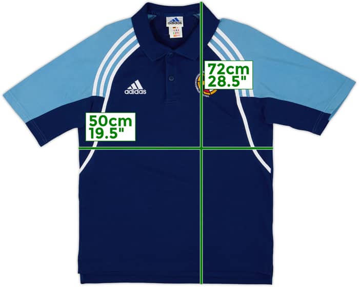 2000-02 Spain adidas Polo Shirt - 8/10 - (S)