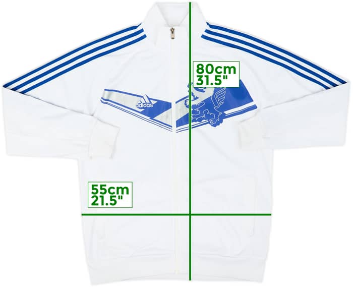 2012-13 Lyon adidas Track Jacket - 8/10 - (L)