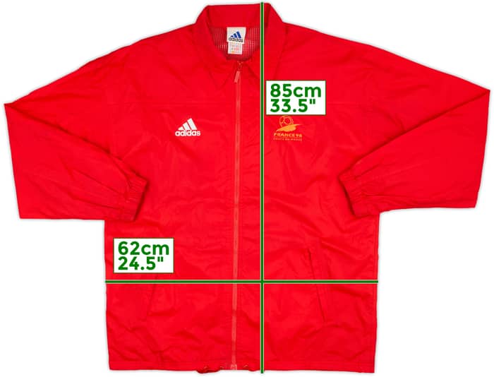1998 France adidas Coupe du Monde Rain Jacket - 7/10 - (M)