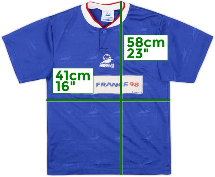 1998 France 98 Coupe du Monde Shirt - 9/10 - (L.Boys)