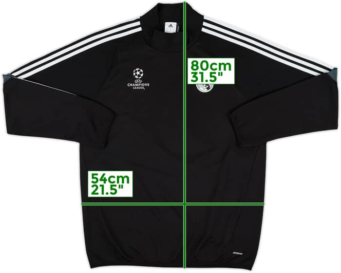 2014-15 Real Madrid CL adidas Sweat Top - 10/10 - (L)