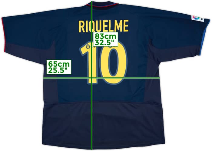 2002-03 Barcelona Away Shirt Riquelme #10 - 9/10 - (XXL)
