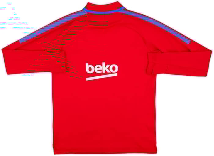 2017-18 Barcelona Nike 1/4 Zip Drill Top - 8/10 - (S)