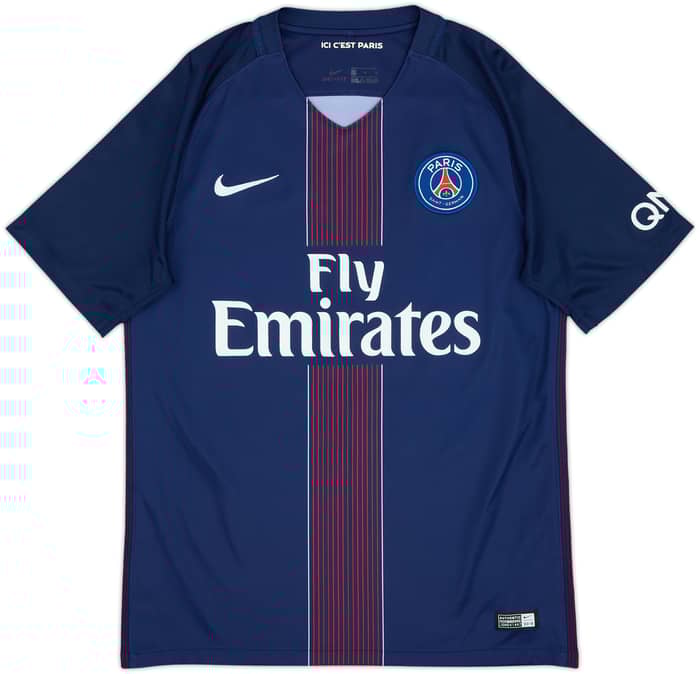 2016-17 Paris Saint-Germain Home Shirt Di Maria #11 - 8/10 - (M)