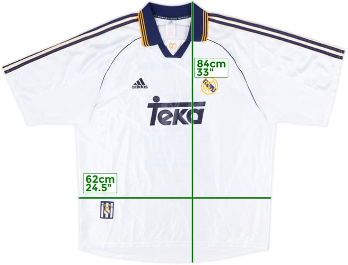 1998-00 Real Madrid 'Final Copa De Europa' Home Shirt - 9/10 - (XL)