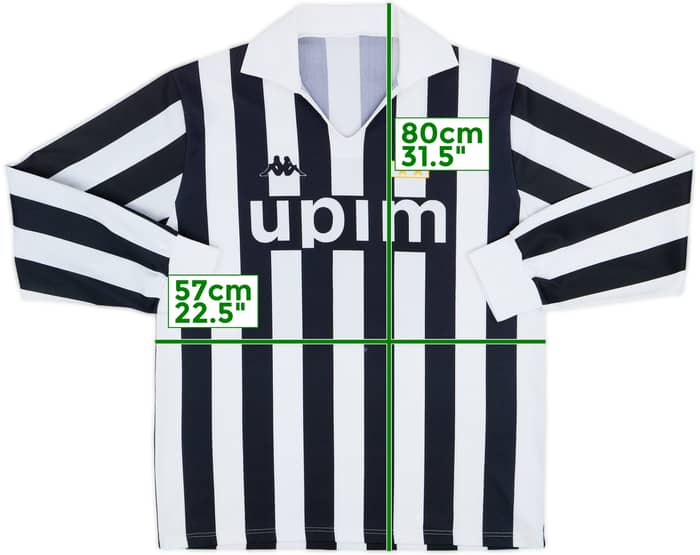 1991-92 Juventus Basic Home L/S Shirt #11 - 6/10 - (XL)