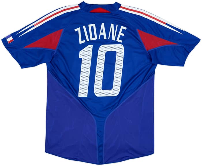 2004-06 France Player Issue Home Shirt Zidane #10 - 8/10 - (L)