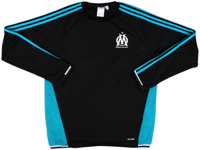 2015-16 Olympique Marseile adidas Sweat Top - 6/10 - (L)