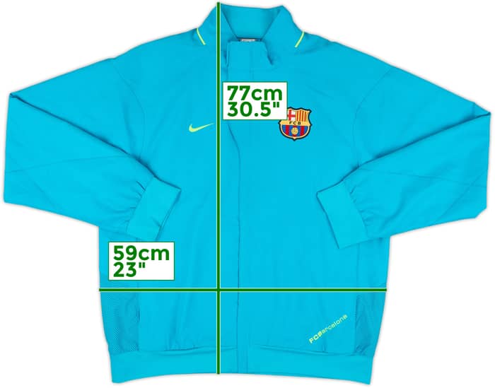 2007-08 Barcelona Nike Track Jacket - 9/10 - (L)