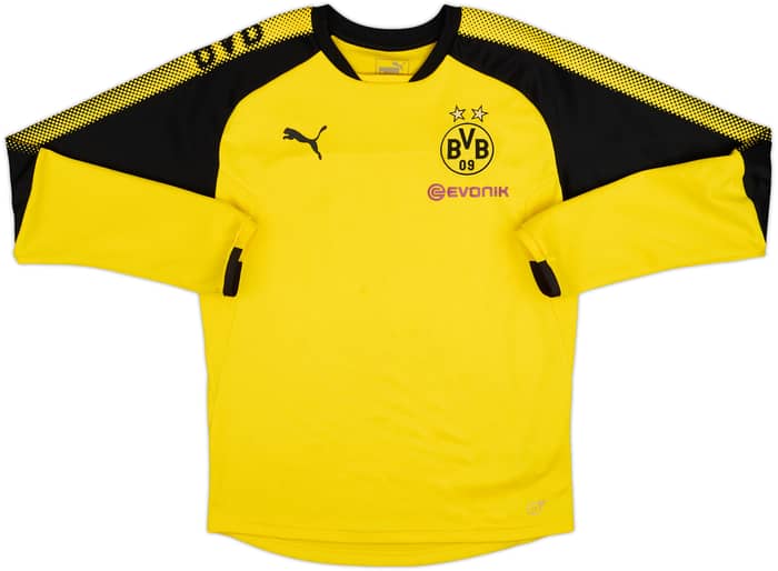 2017-18 Borussia Dortmund Puma Sweat Top - 8/10 - (S)